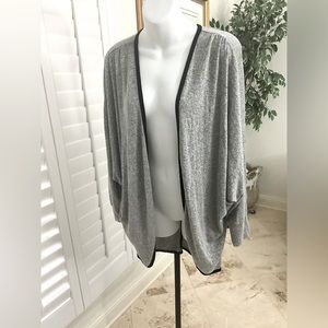 Janet Chung Sweater with batwing style inset sleeves Size L. Donated to charity